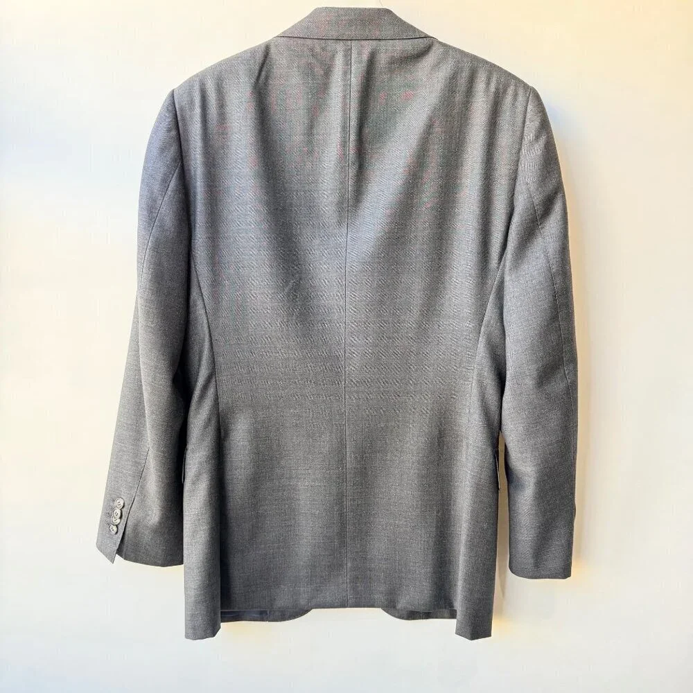 Suitsupply Lazio Gray Single-Breasted Wool Sport Coat – Size 38